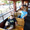Taking our seats in Car 99